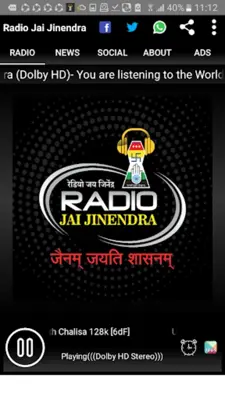 Jai Jinendra Radio on Jainism android App screenshot 2